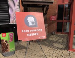 Face coverings needed.