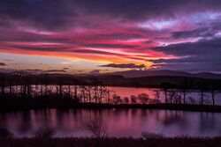 Killington Lake sunrise.