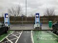 Electric vehicle charging point: BP Pulse Colchester 2025.jpg